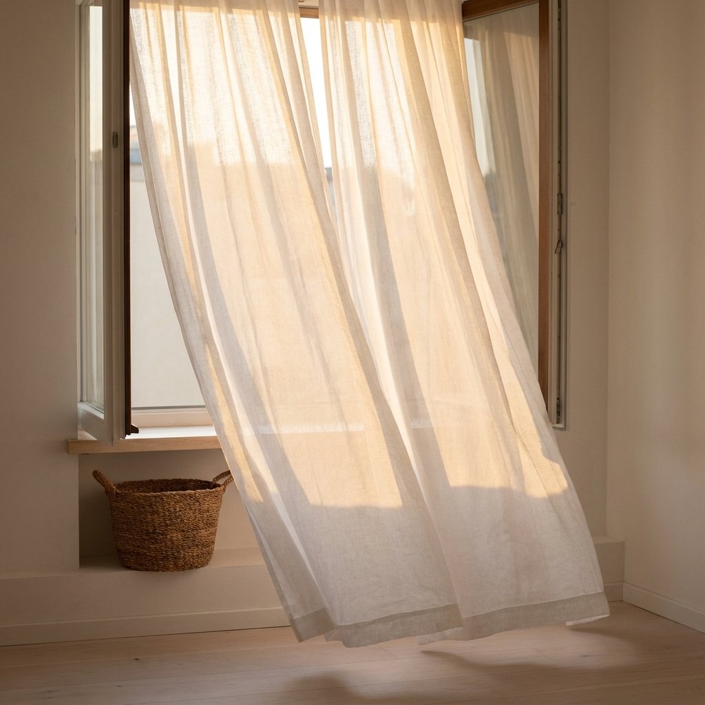 Sheer curtains